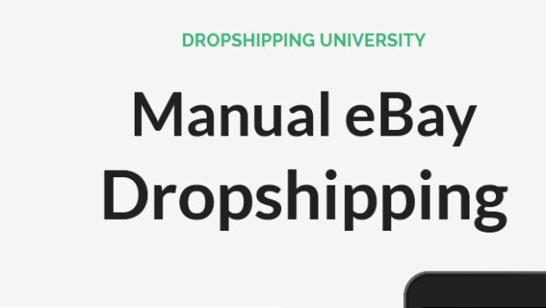 Tom Cormier – Manual eBay Dropshipping