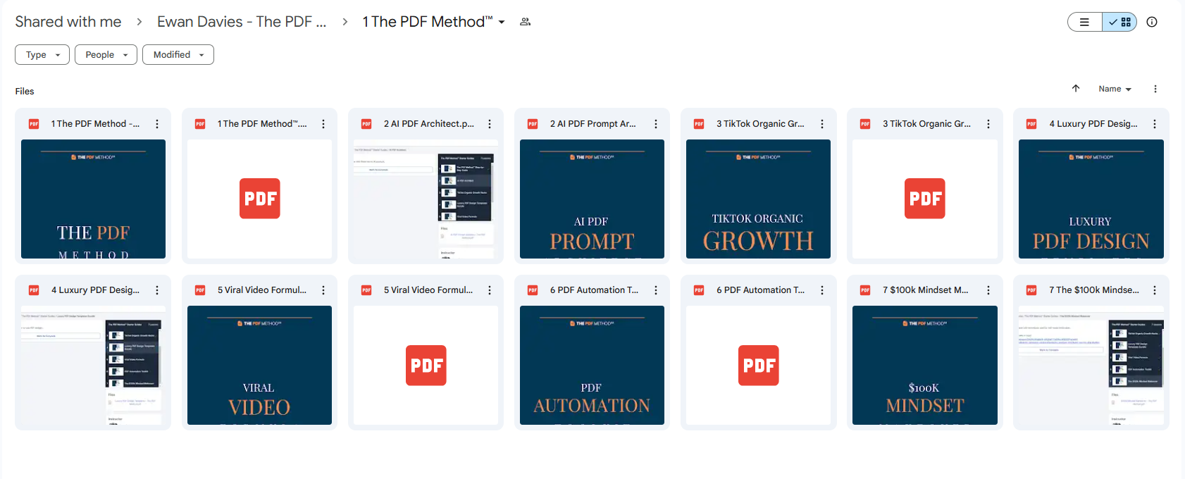 ewan davies pdf empire builder sell pdfs on tiktok2